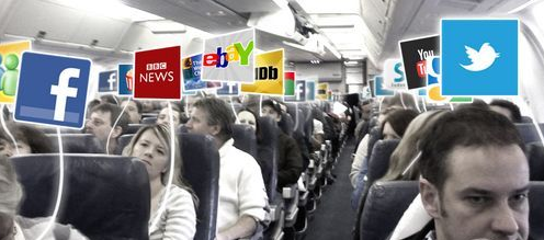 假如飛機上有WIFI